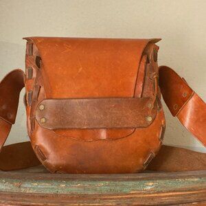 Leather Shoulder Bag – Handmade & Heavy Duty